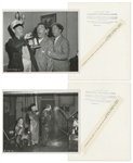 Lot of Twenty 10 x 8 Glossy Photos From Five Different Three Stooges Films, Complete List List Online at NateDSanders.com -- Very Good Condition